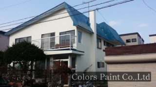 【塗装事例012】むかわ町K邸「シャープな印象を与えるグレー系のカラーリング。」