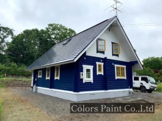 【塗装事例054】新ひだか町K邸「『高難易度』の多色使いを見事に配色。」