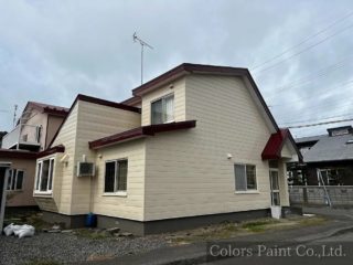 【塗装事例105】苫小牧市S邸「シックで上品なこだわりのモスグリーン。」